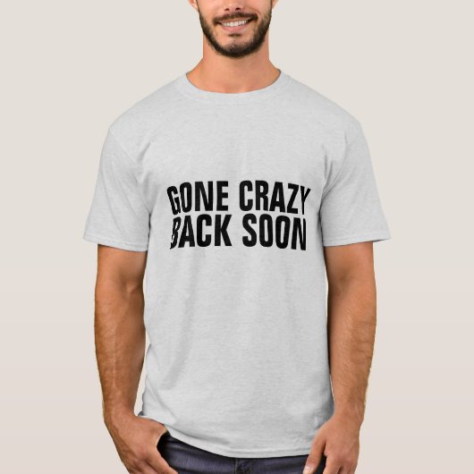 FUNNY T-SHIRTS, CRAZY T-SHIRT (Voorkant)