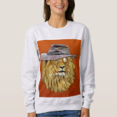 Funny T-shirts, LION-rooksigaret Trui (Voorkant)