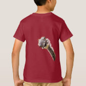 Funny T-Shirts met Happy Ostrich - glimlachen (Achterkant)