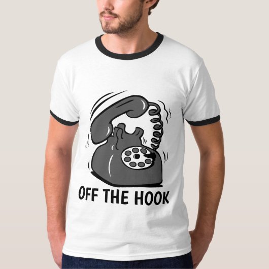 Funny T-Shirts, VAN HOOK T-shirt (Voorkant)