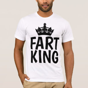 Funny T-shirts voor DAD, FART KING