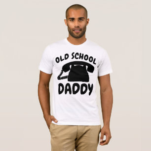 Funny T-shirts voor papa, OUDE SCHOOL