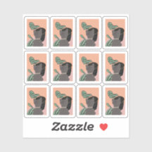 Funny Tabby Cat Viewing Planten Lijst