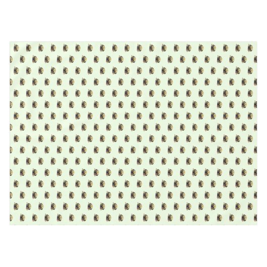 Funny Tablecloth met Pug Dog - Aangepaste kleuren Tafelkleed (Voorkant (Horizontaal))