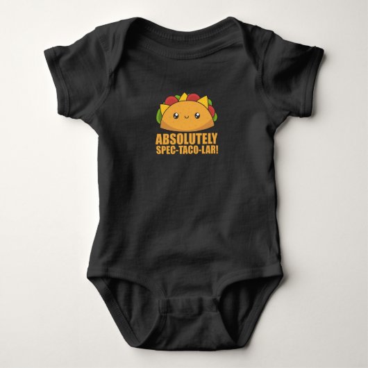 Funny Taco - Absolute Spec Taco-Lar Tacos Nacho Romper (Voorkant)