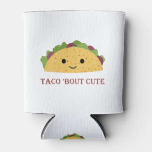Funny Taco Bout Cute Pun en Kawaii Taco Blikjeskoeler