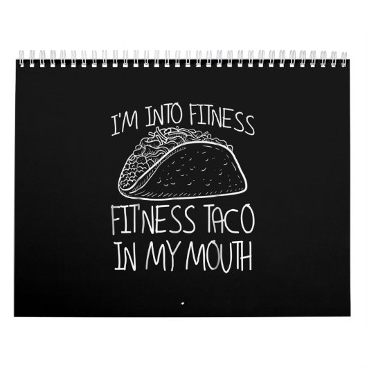 Funny Taco - Deze Ness Taco Funny Gym Kalender (Hoes)