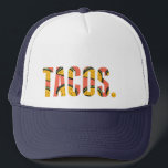 Funny Taco Lover Tacos. Pet<br><div class="desc">Liefde taco's? En wij ook! Viel ieders favoriete eten op met deze tactische tactische ontwerptrucker hoed.</div>