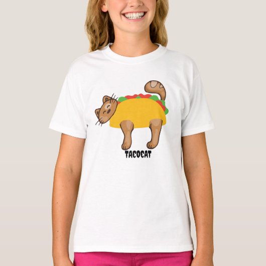 Funny Taco Lovers Humor T-shirt, Palindrome Tacoca T-shirt (Voorkant)