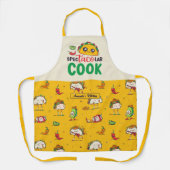 Funny Taco Pun Spectacolar Cook Mexican Food Lover Schort (Voorkant)