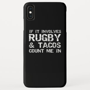 Funny Taco Quote als het Rugby en Tacos betreft Case-Mate iPhone Case