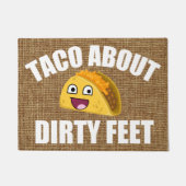 Funny Taco quote Deurmat (Voorkant)