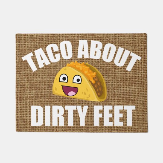 Funny Taco quote Deurmat (Voorkant)