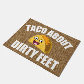 Funny Taco quote Deurmat (Schuin)
