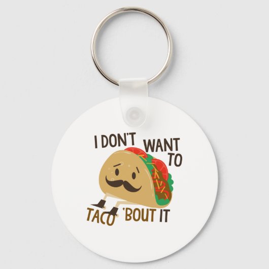 Funny Taco Sleutelhanger (Voorkant)