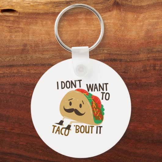 Funny Taco Sleutelhanger (Voorkant)