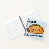 Funny Tacos is niet alleen voor dinsdagen. Notitieboek (Binnen)