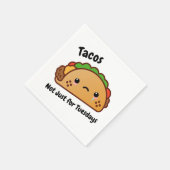 Funny Tacos is niet alleen voor dinsdagen. Servet (Hoek)