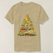 Funny Tacos-kerstboom Ugly KerstSweater T-shirt (Design voorkant)