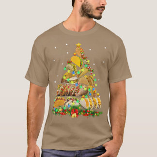 Funny Tacos-kerstboom Ugly KerstSweater T-shirt
