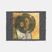 Funny Tactical Gamer Cat Meme Graphic Fleece Deken (Voorkant (Horizontaal))