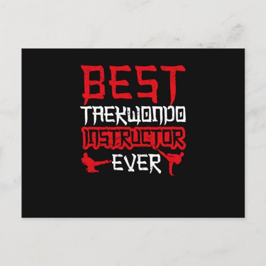 Funny Tae Kwon Do Korean Art Best Briefkaart (Voorkant)