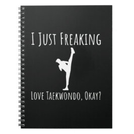 Funny Taekwondo Gifts Martial Art TKD Sports Lover Notitieboek