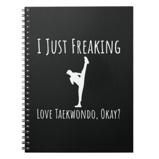 Funny Taekwondo Gifts Martial Art TKD Sports Lover Notitieboek (Voorkant)