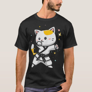 Funny Taekwondo Kat Speler Vrouwen Mannen Kinder T-shirt
