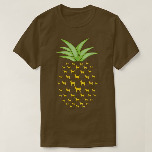 Funny Tahltan Bear Dog Ananas Pineapple T-shirt (Design voorkant)
