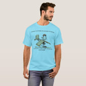 Funny Take Off Aviation Joke T-Shirt (Voorkant volledig)