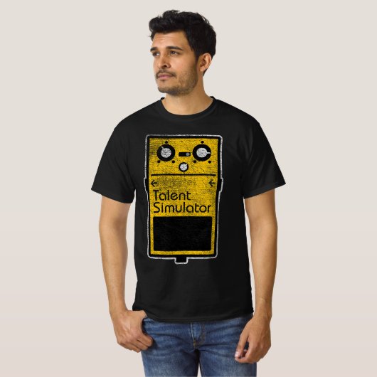 Funny Talent Simulator Effect Pedal  T-shirt (Voorkant volledig)