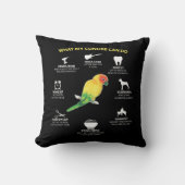 Funny Talented Sun Conure Bird Lover Kussen (Voorkant)