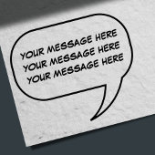Funny Talk Call Out Novelty Rubberstempel