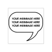 Funny Talk Call Out Novelty Rubberstempel (Afrduk)