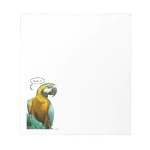 Funny Talking Parrot-laptop Notitieblok