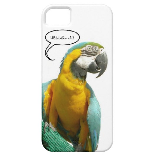 Funny Talking Parrot Phone Case (Achterkant)
