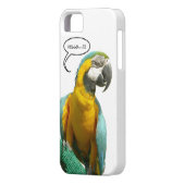 Funny Talking Parrot Phone Case (Achterkant Links)