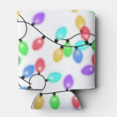 Funny Tangled Christmas Lights Blikjeskoeler (Achterkant)