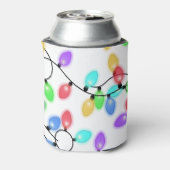 Funny Tangled Christmas Lights Blikjeskoeler (Blikje Achterkant)