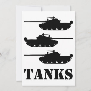 Funny Tanks Bedankkaart