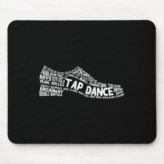 Funny Tap Dance Gift Shoe Danser Mannen Muismat (Voorkant)
