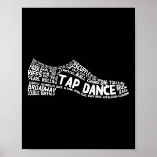 Funny Tap Dance Gift Shoe Danser Mannen Poster
