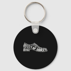 Funny Tap Dance Gift Shoe Danser Mannen Sleutelhanger