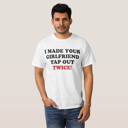 Funny TAP OUT shirt (Voorkant volledig)