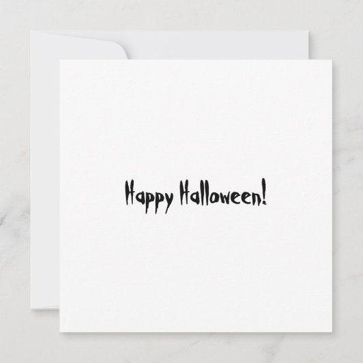 Funny Tarantula met Jack O' Lantern Halloween Kaart (Achterkant)