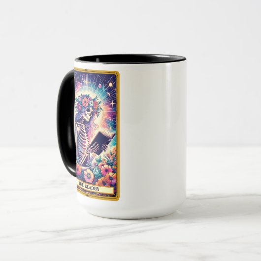 Funny Tarot Kaart/De Lezer Mok (Voorkant links)
