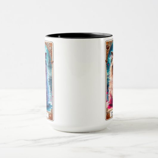 Funny Tarot Kaart Miserable Cat Mok (Midden)