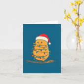 Funny Tato Christmas Graphics Lights Lover Kaart (Gele Bloem)