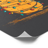 Funny Tato Christmas Graphics Lights Lover Poster (Hoek)